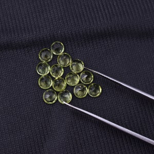 Natural 3mm Green Peridot Faceted Round Calibrated Wholesale Gemstone, Peridot Round Jewelry Making Loose Gemstone Wholesale Factory Price