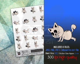Munchkins - Nunna - Heavy workout and protein diet - Planner Stickers (M-1) 40% off
