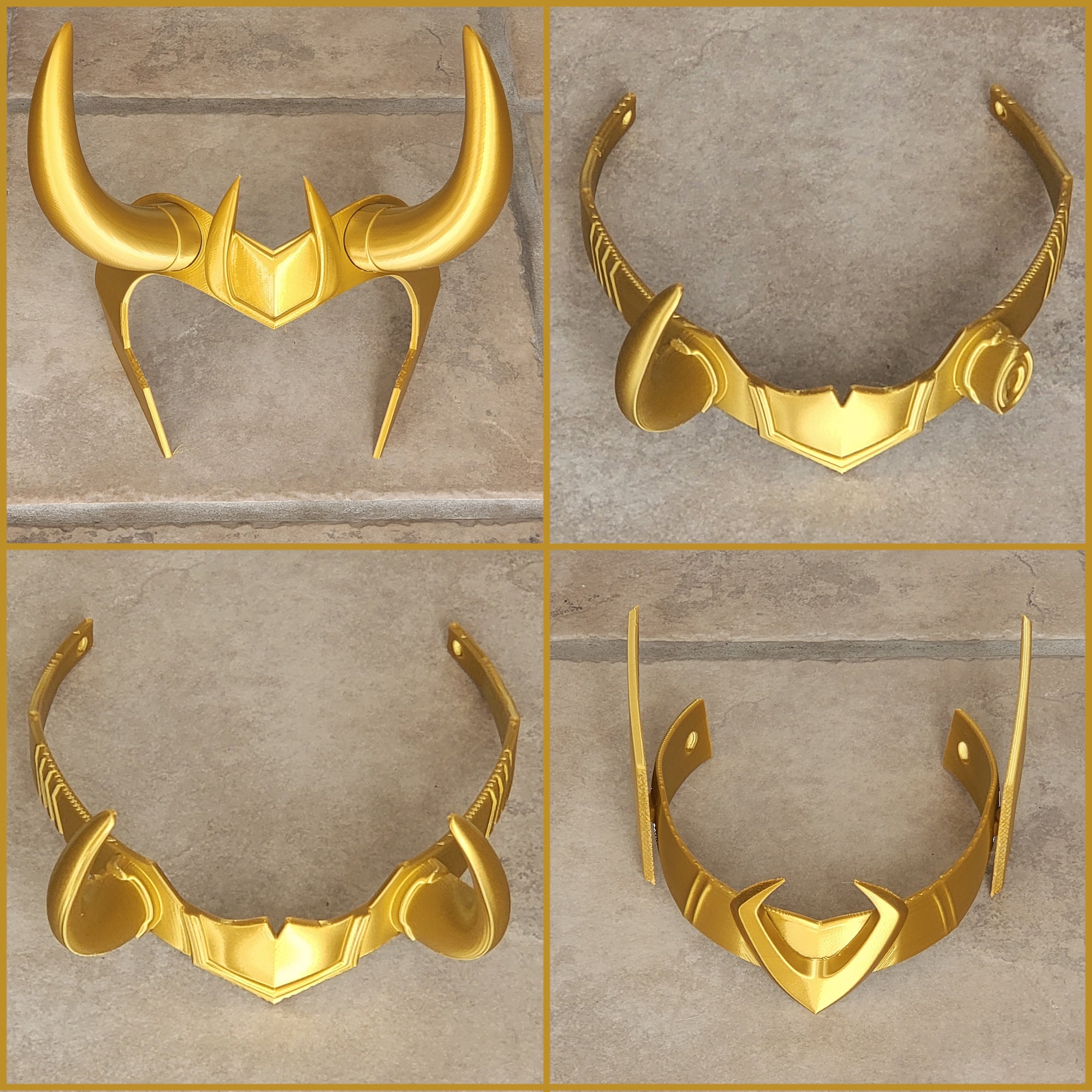 Detachable Loki Horns. Loki Cosplay Horns. -  Sweden
