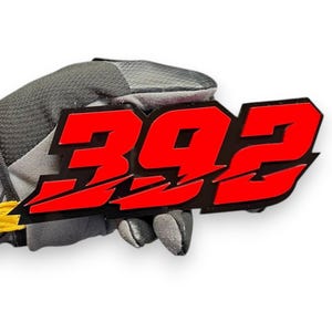 392 SLICED 3D Car Fender Grill mount emblem Acrylic Badges | Peel & Sticker decal