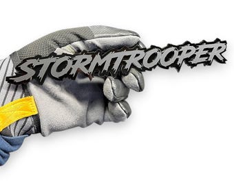 Stormtrooper 3D Text Emblem: Grill, Kofferraum Abzeichen (Auto - Sicherer Aufkleber)