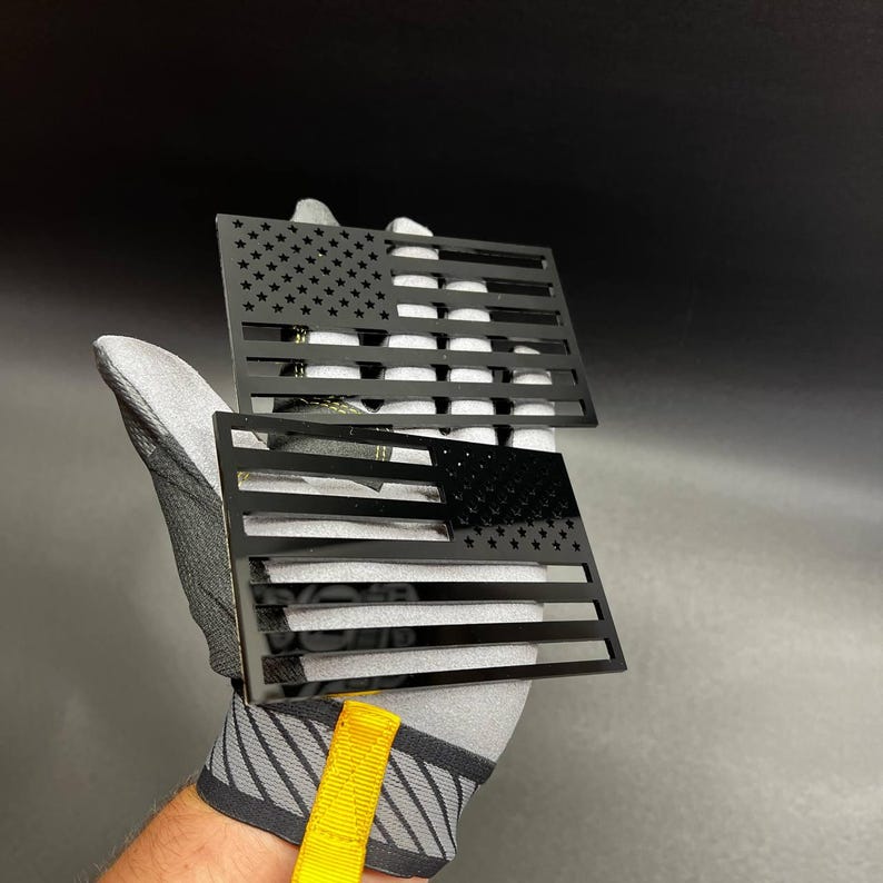 2x AMERIKANSK FLAGGA Patriot bilmärken Fender emblem dekaler Anpassad USA-flagga bild 6
