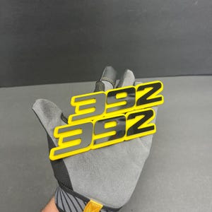 392 Car Fender Grill mount emblem 3D Acrylic Badges | Peel & Sticker decal image 14