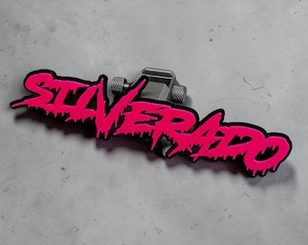 Kundenspezifische Anhängerzugabdeckung Personalisierter 3D Text - Hitch Car Badge - Geben Sie Ihr Eigenes ein - Tailagete Emblem