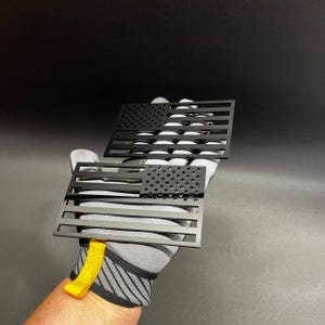 2x AMERIKANSK FLAGGA Patriot bilmärken Fender emblem dekaler Anpassad USA-flagga bild 8