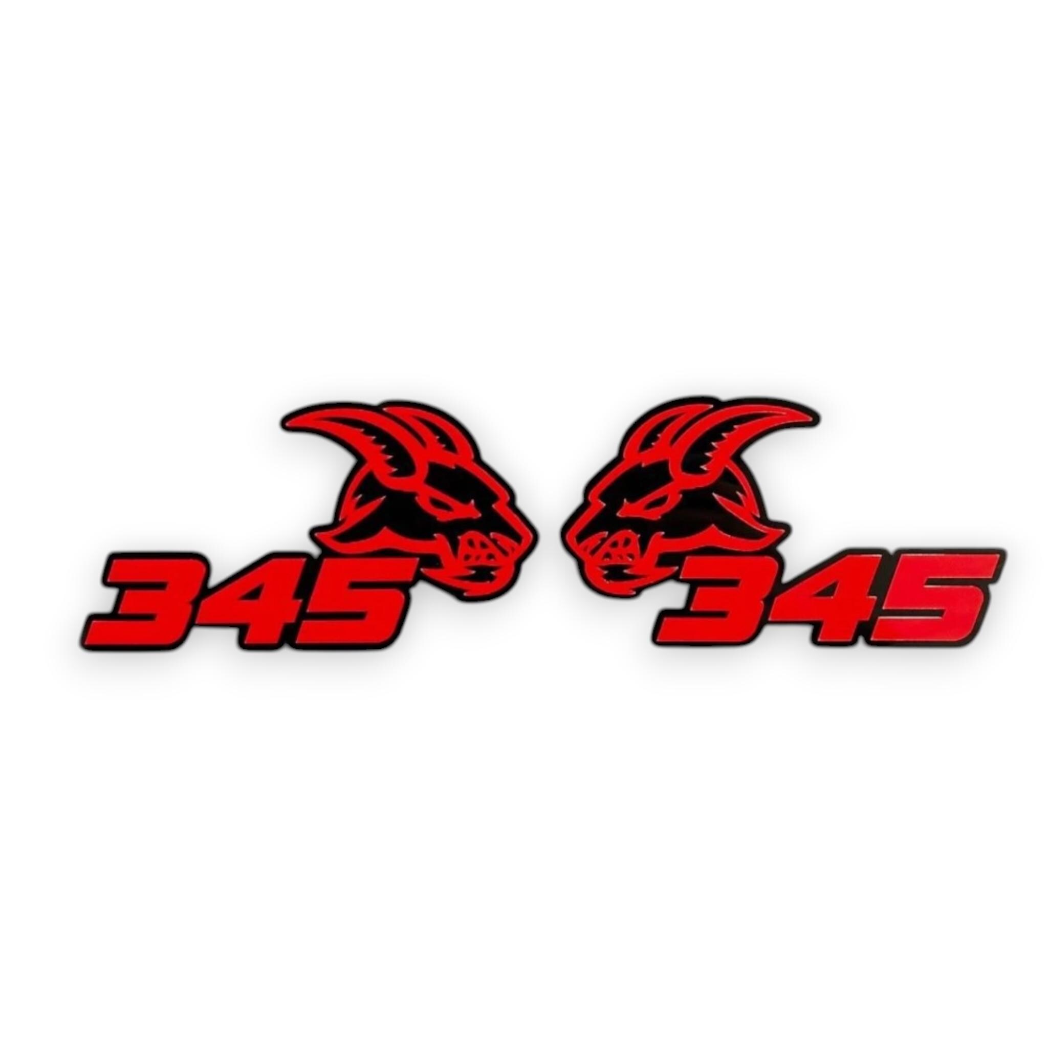 Angry Alpha Goat 345 Car Badges Fender Emblems - Aggressive Racing ...