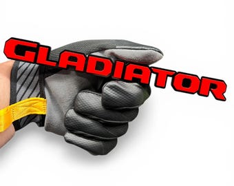 Emblema Gladiatore per griglia auto, emblema 3D con testo, montaggio sul bagagliaio, colori personalizzabili, adesivo sicuro per auto!