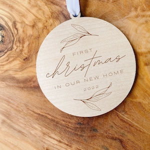 First Christmas in Our New Home Ornament, New Home Ornament, First Christmas Ornament, Housewarming Gift, Wedding Gift, New House Gift