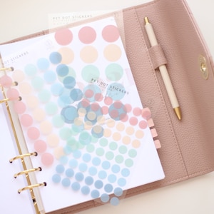 Set de pegatinas topos para agenda