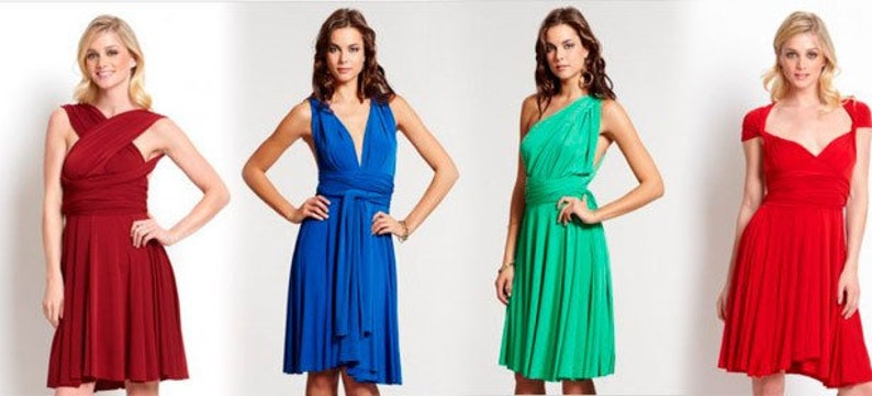 Multiway Dress Wedding Guest Dress Swing Dress Infinity Dress Etsy