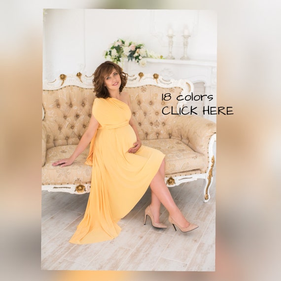 yellow maternity bridesmaid dresses