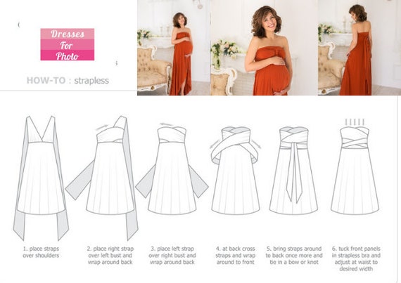 ways to wear convertible bridesmaid dress