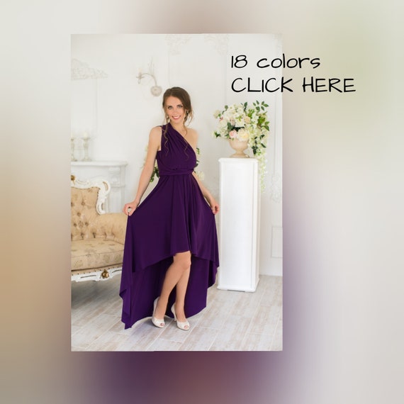 dark purple wedding guest dress