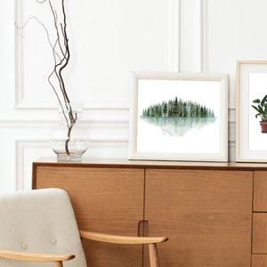 Houseplant Art Print: Vintage Suitcase, Retro Plant Illustration image 9
