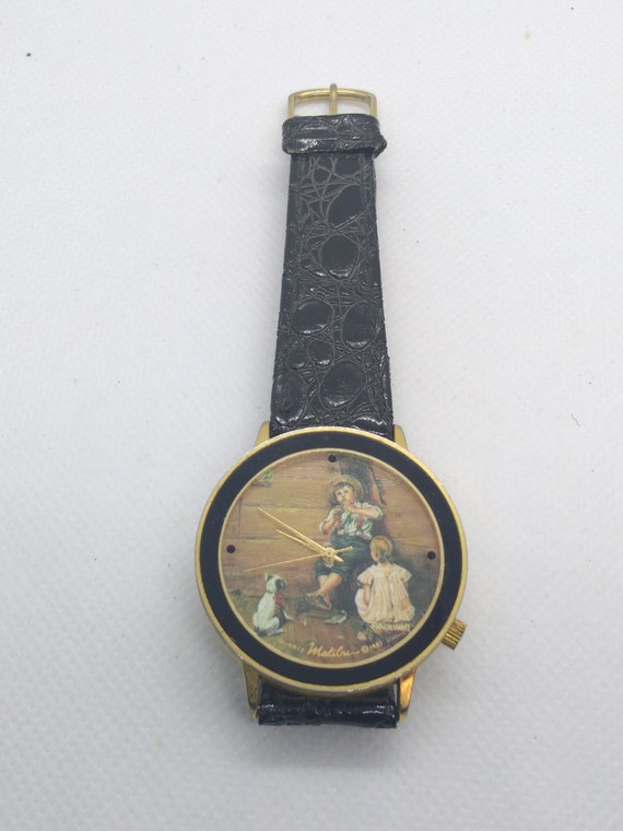 1987 Malibu Watch Rockwell Limited Edition black c