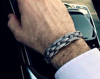 Sterling Silver, bracelet for men, mens bracelet, bracelet for boyfriend, unisex bracelet, unique bracelet, gift for men, gift for husband