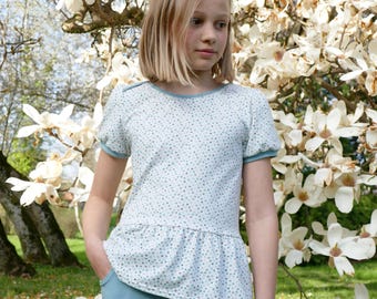 Girl T-shirt PDF sewing pattern size 2-16 SOHEL