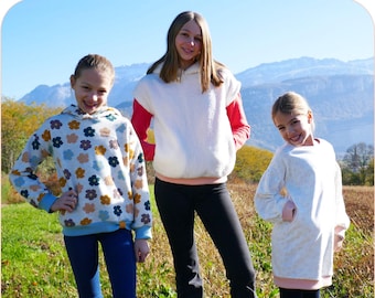 Sweatshirt/dress PDF sewing pattern size 2-16 QUILEUTE