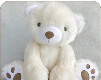 Teddy bear plush PDF sewing pattern