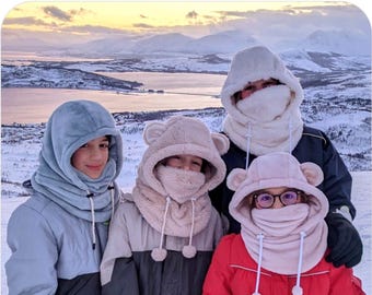 Snood Hood Balaclava PDF sewing pattern from 2 years NORDIC