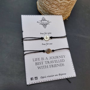 Bracciali amicizia, friendship, regalo amica, amie, amiga, braccialetto, gift, bracelet, wish bracelet