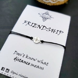 Bracciale amicizia, friendship, regalo amica, amie, amiga, braccialetto, gift, bracelet, wish bracelet