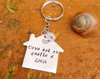 Llavero de casa personalizado, llavero de casa, clés de puerta, llavero personalizado, regalo de papá, regalo de aniversario, regalo de novio,