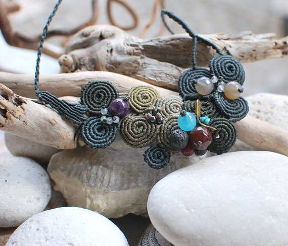 Etsy on sale macrame necklace