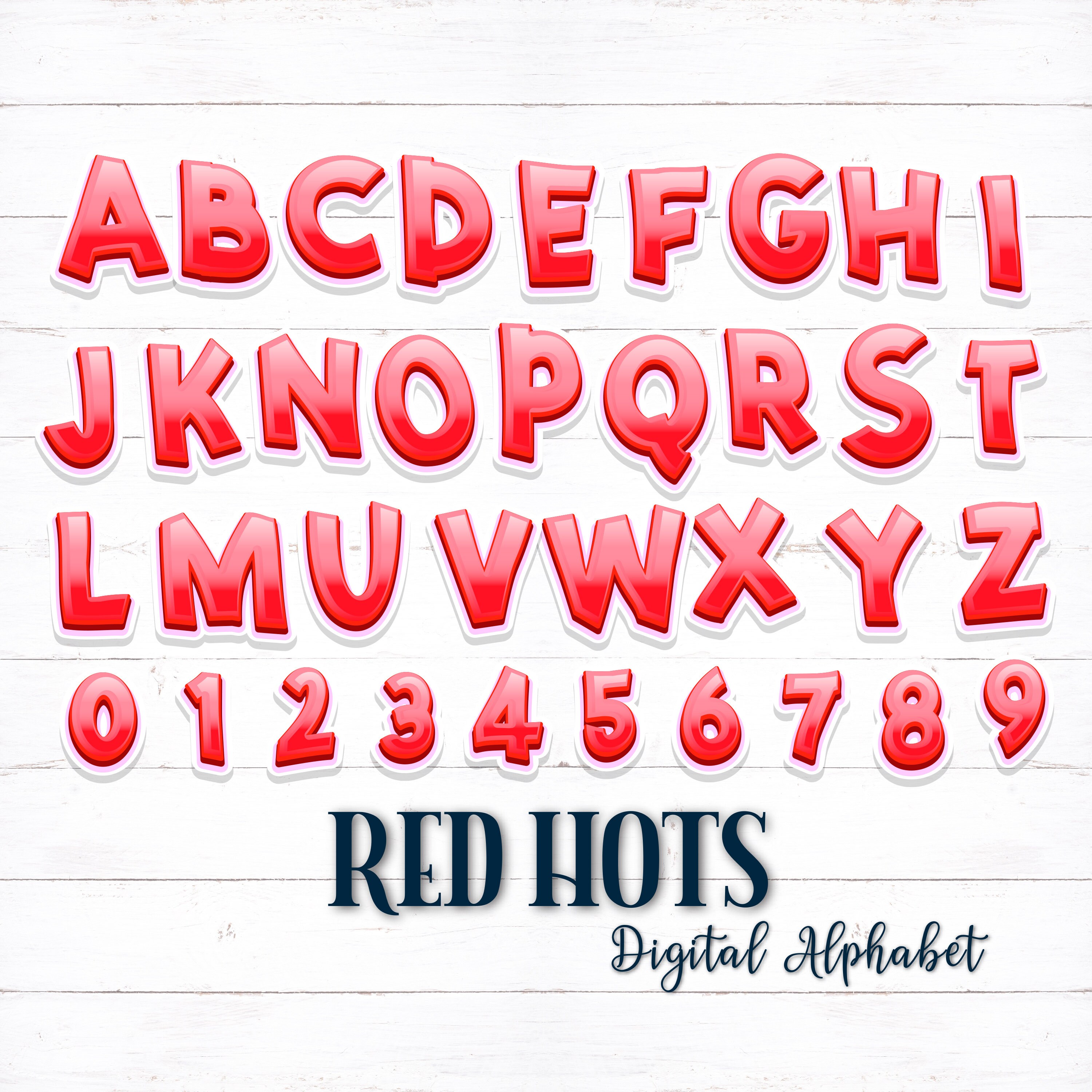 printable digital alphabet letters red letters valentine etsy