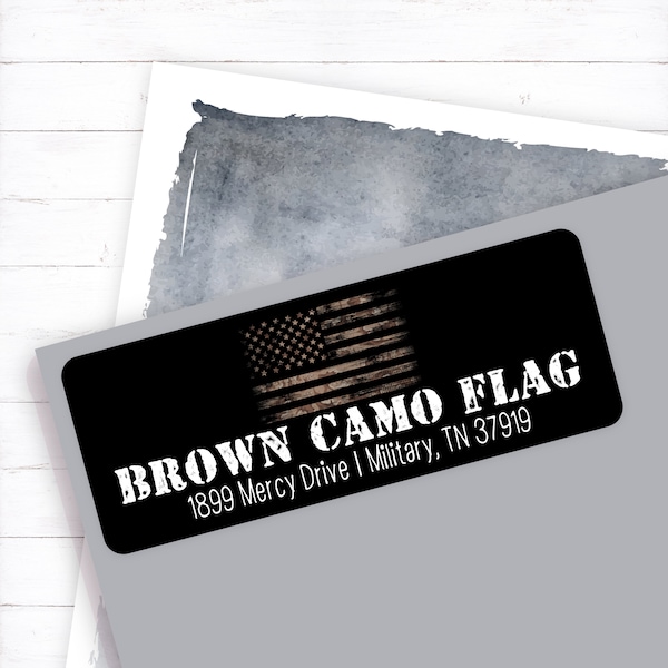 Army Address Labels Etsy