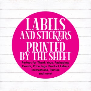Custom Sticker Sheet Printing