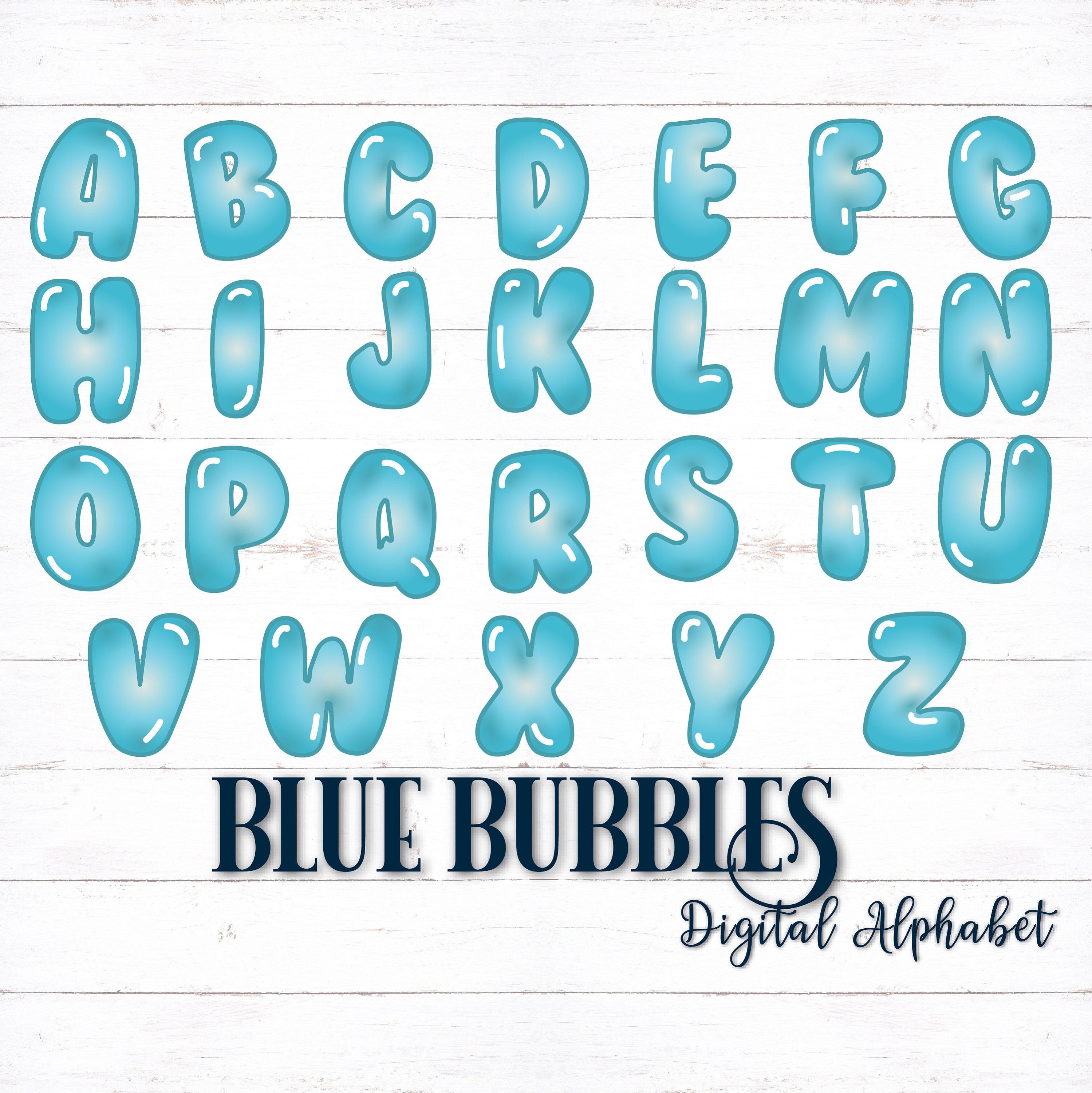 printable digital alphabet letters bubble letters bubble etsy australia