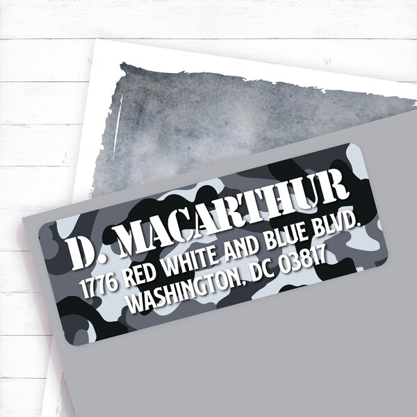 Army Address Labels Etsy