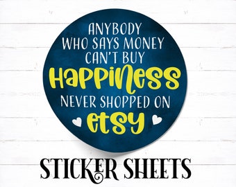 Happy Mail Stickers, Happy Mail Labels, Mailing Stickers, Happy Mail, Warning Happiness, Package Sticker, Order Sticker