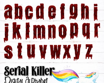 Printable Digital Alphabet Letters, Monster Letters, Frankenstein Alphabet, Halloween Alphabet, PNG Alphabet, Monster, Frankenstein