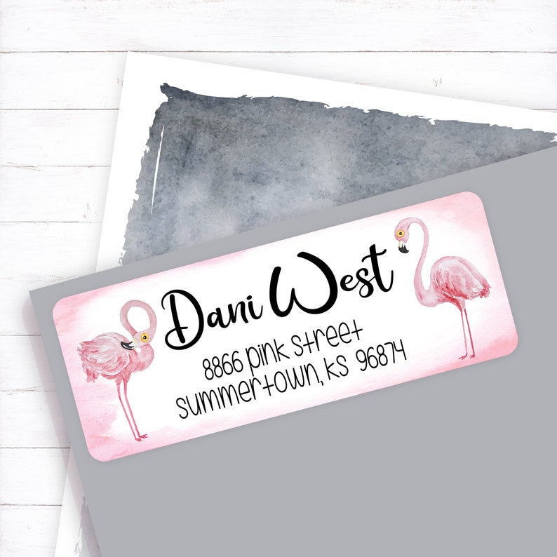 Wedding Anniversary Gift For Her Sentimental Love For Wife Or Girlfriend 30 Labels Personalized Gifts For Couples Home Return Address Label Stickers With Romantic Pink Flamingo Art Wedding Anniversary Gift For Her Sentimental Love For Wife Or Girlfriend 30 Labels Personalized Gifts For Couples Home Return Address Label Stickers With Romantic Pink Flamingo Art