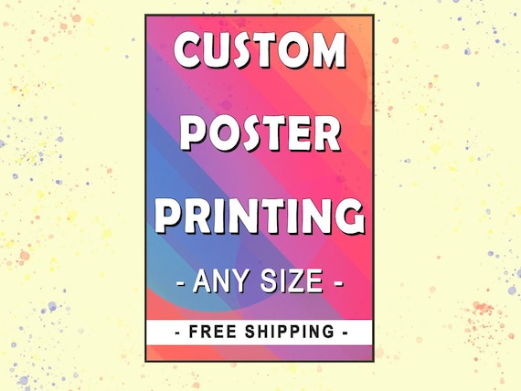 Custom Photo Poster Printing: Family Photos, Wedding Art, Kids Art, Graduation & Event Posters