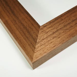 9 1/8 x 11 7/8 Walnut, Solid Wood Picture Frame