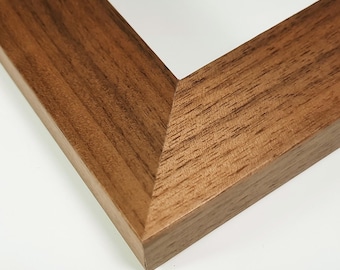 9 1/8 x 11 7/8 Walnut, Solid Wood Picture Frame