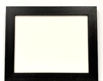 8x10 Ebonized Walnut, Solid Wood Picture Frame