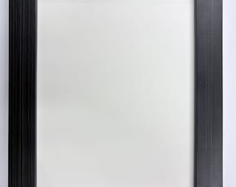 8x10 Flat Coffee Bean, Solid Wood Picture Frame with Museum Glass