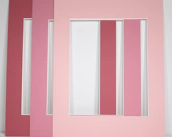 11x14 Picture Mats: Color Variety 3-Pack for 8x10 Art