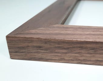 8x10 Walnut, Solid Wood Picture Frame