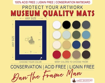 Museum Mat Board: Acid-Free Conservation Mats for Framing