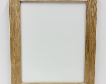8x10 White Oak, Solid Wood Picture Frame