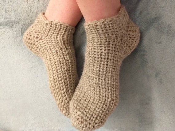 wool footie socks