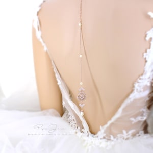 Set di collana da sposa, orecchini da sposa, perle Swarovski, orecchini da sposa, collana con sfondo in zircone, set di gioielli da sposa, set di collana da sposa Fay
