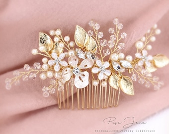 Bridal Hair Comb Crystal Leaves Wedding Hair Accessories Bridal Hair Accessory Crystal Bridal Comb Floral Comb Bridal Bling Bridal Hair pin