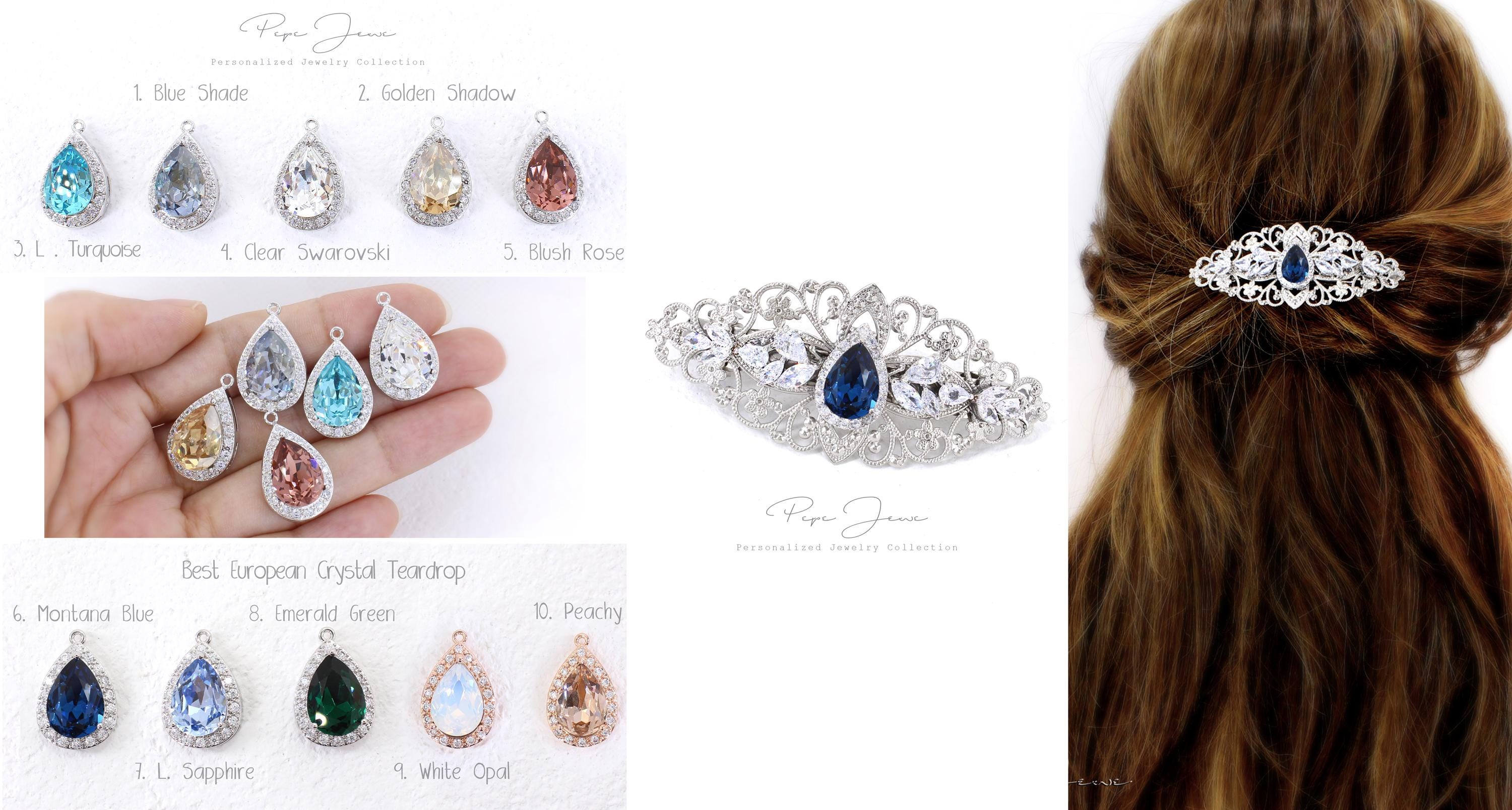 Wedding Necklace Set Wedding Bridal Earrings Set Zirconia 