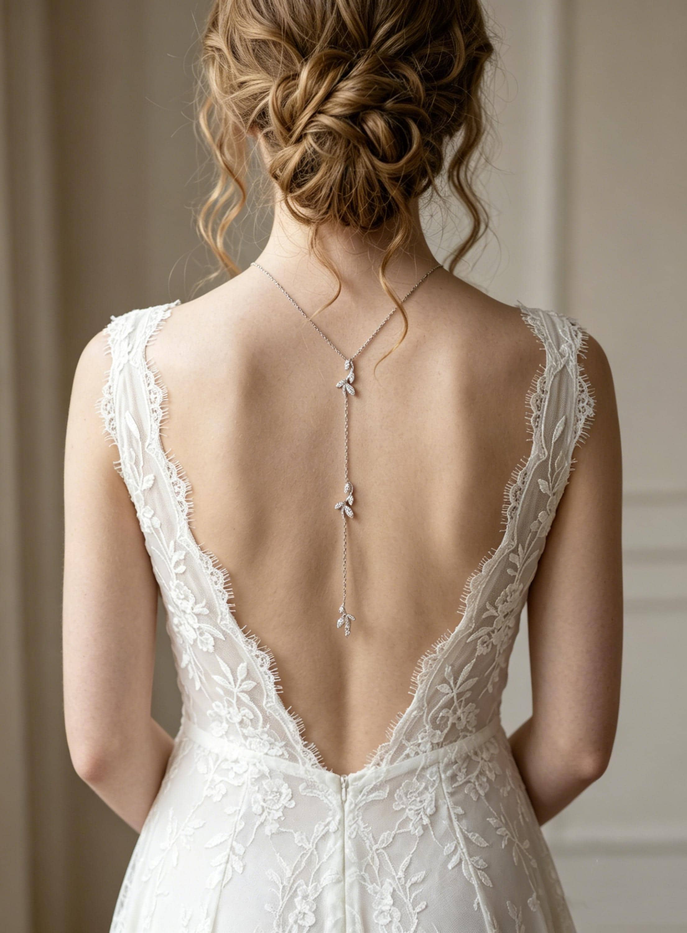 Back Chain Bridal Jewelry